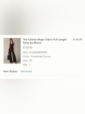Anthropologie The Colette Magic Fabric Full-LengthPants by Maeve